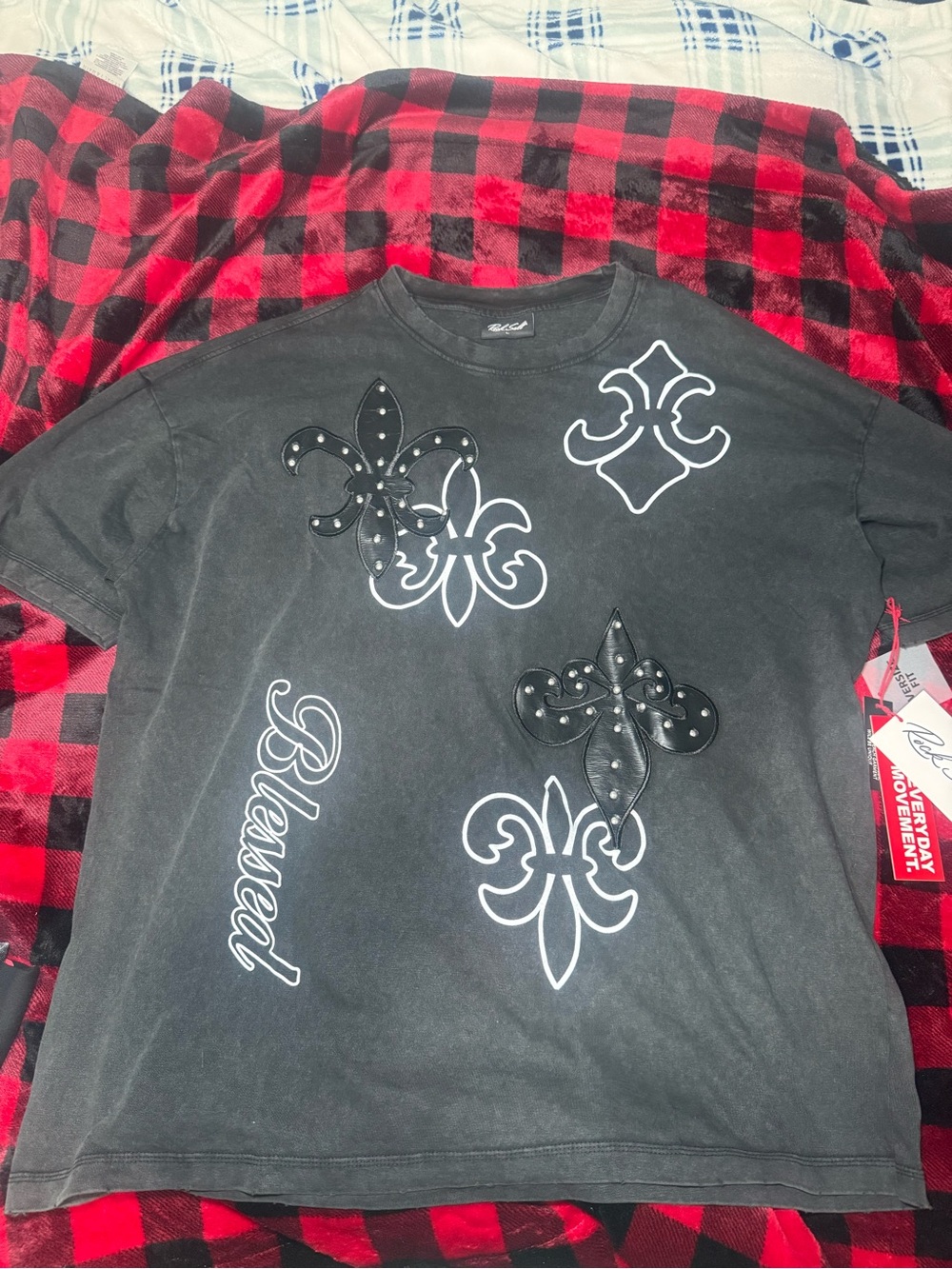 Blessed Graphic Short-Sleeve Tee - Black